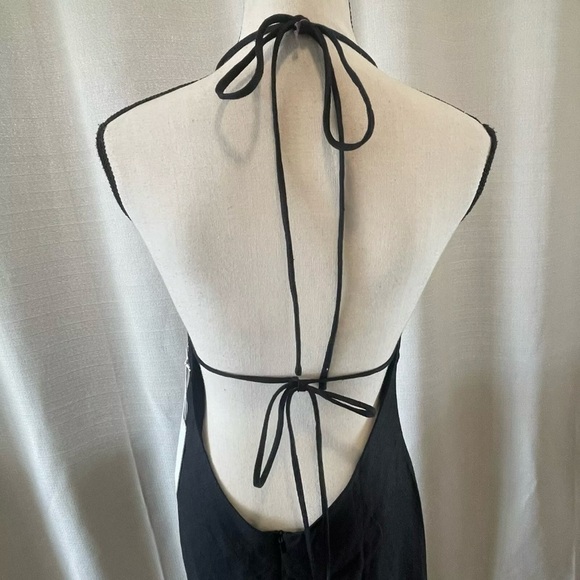 REFORMATION Selia open-back 100% linen maxi dress Sz L NWT - Picture 8 of 8